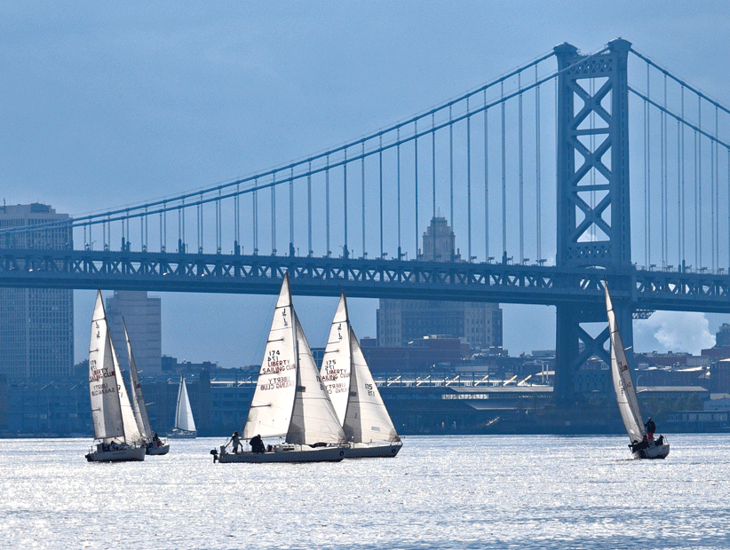 lady enjoying sailing on deck