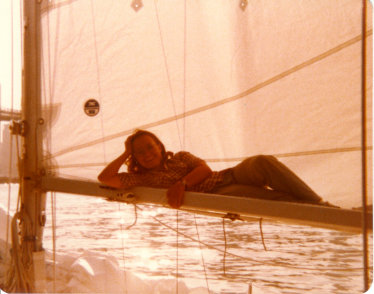 girl in main sail