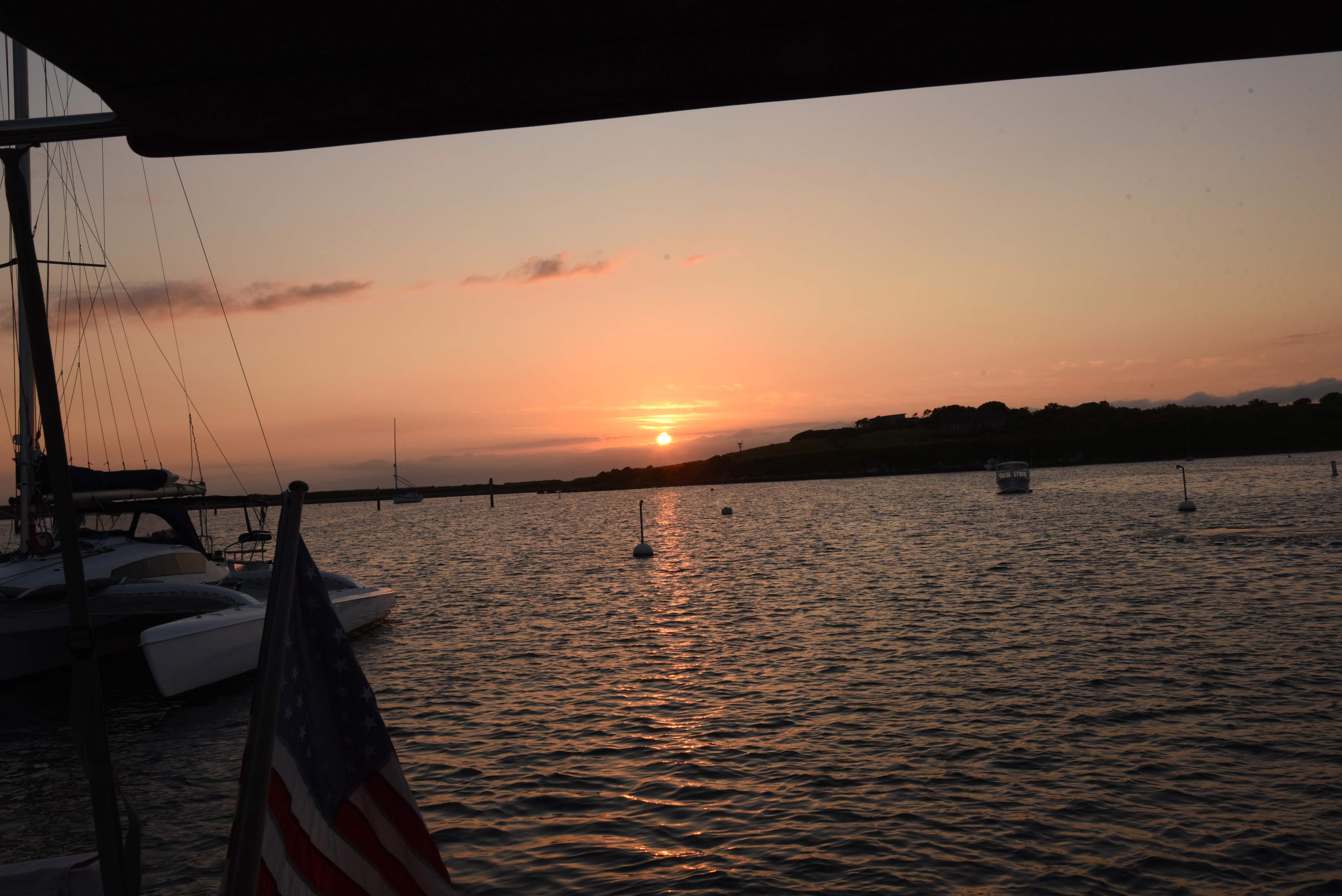 Sunset at Cuttyhunk Harbor